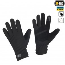 Зимові рукавички віндблок M-Tac WINTER TACTICAL WINDBLOCK 380 чорні