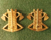 Емблема на комірець Інженерні війська та спеціалісти інженерного озброєння