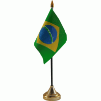 Бразилія настільний прапорець
