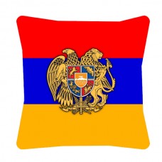 Декоративна подушка прапор Вірменія Герб