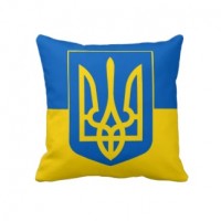Декоративна подушка Україна з тризубом