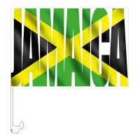 Автомобільний прапорець Ямайка стилізований