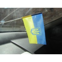 Авто прапорець Україна тризуб