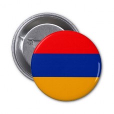 Значок флаг Армении круглый