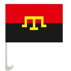 Авто прапор Тамга червоно чорний