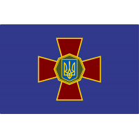 Настільний прапорець НГУ (синій, крест)