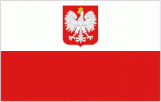 Купить Прапор Польщі з гербом в интернет-магазине Каптерка в Киеве и Украине