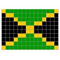 Прапор Ямайки піксель
