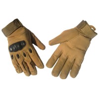Тактичні рукавиці з захистом кісточок Койот