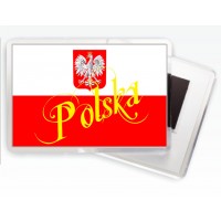 Магнітик прапор Польщі