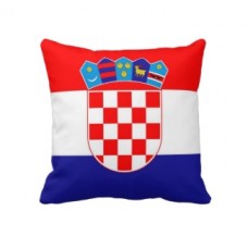 Купить Декоративна Подушка прапор Хорватії в интернет-магазине Каптерка в Киеве и Украине