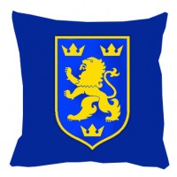Декоративна подушка Галичина (синя)