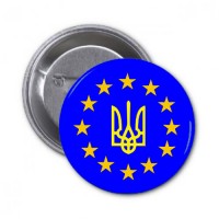 Значок Україна в Євросоюзі