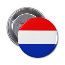 Значок флаг Голландии 