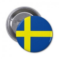 Значок флаг Швеции 