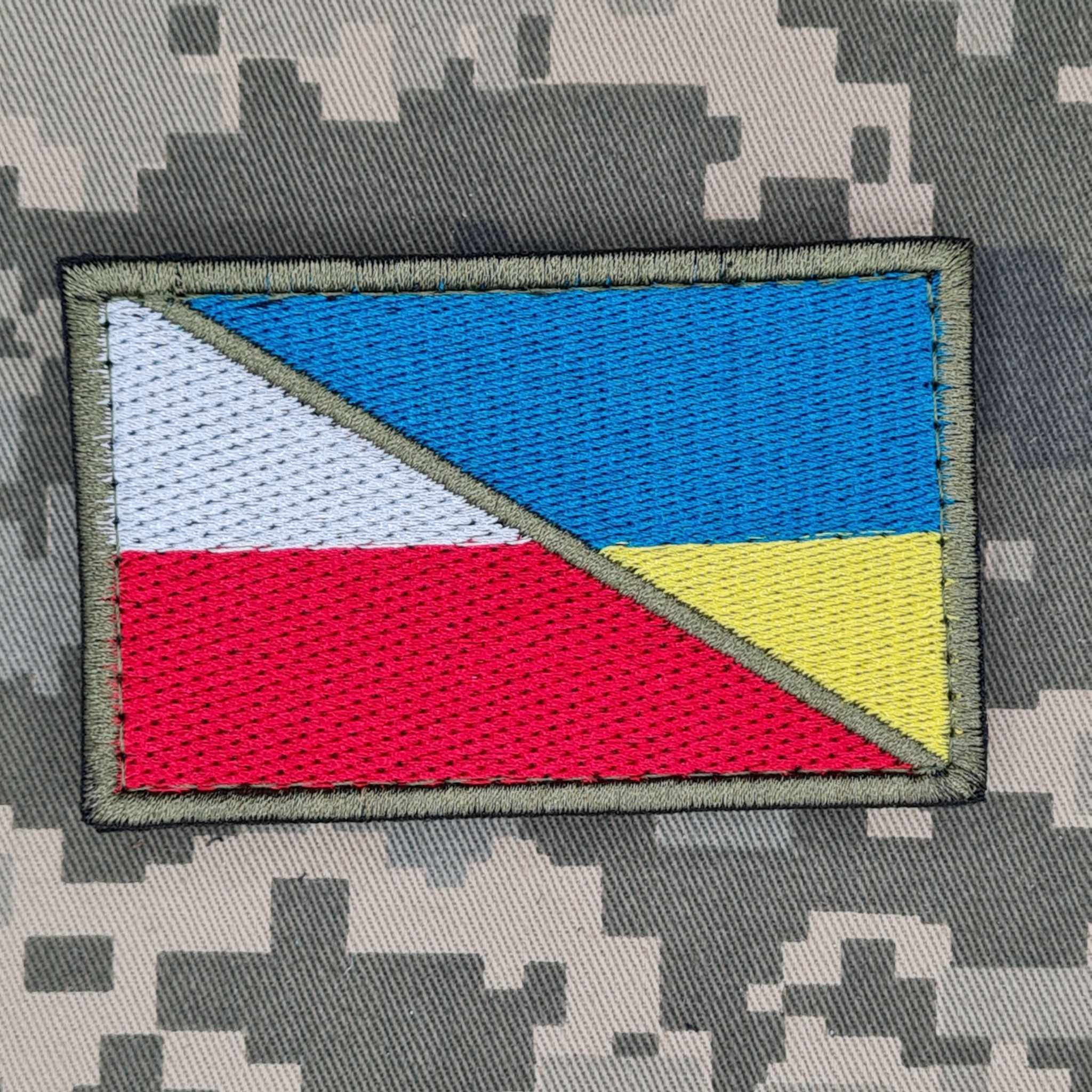 Нашивка прапор Україна Польща