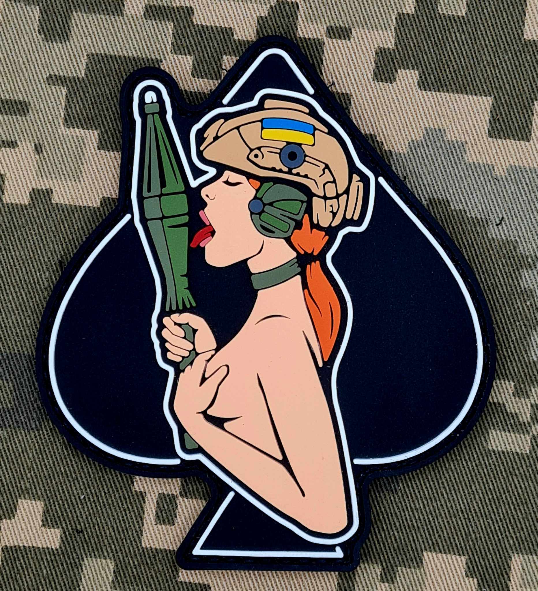 шеврон Tactical girl patch pvc