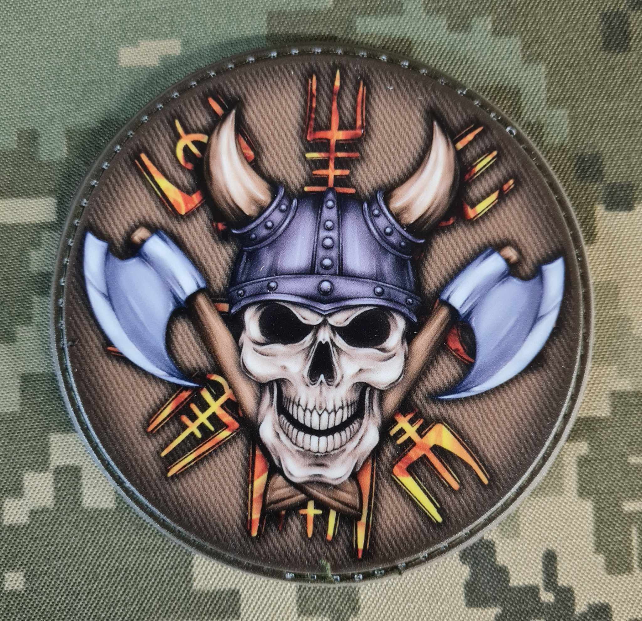 Шеврон Viking skull