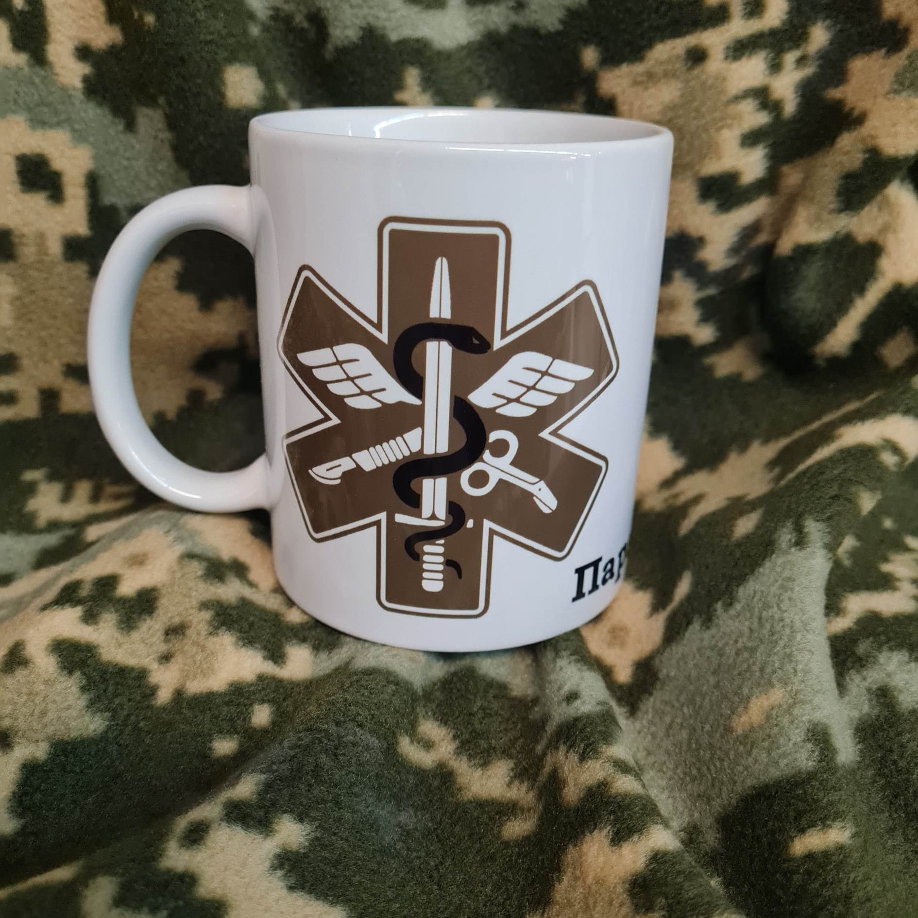 Керамічна чашка парамедик купити