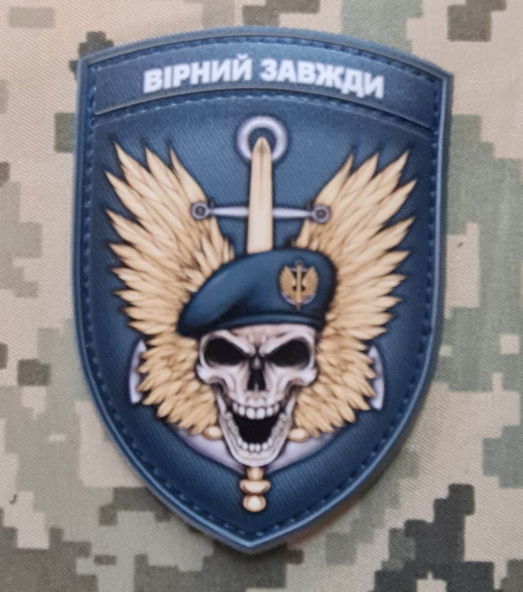 PVC шеврон Морська Піхота череп