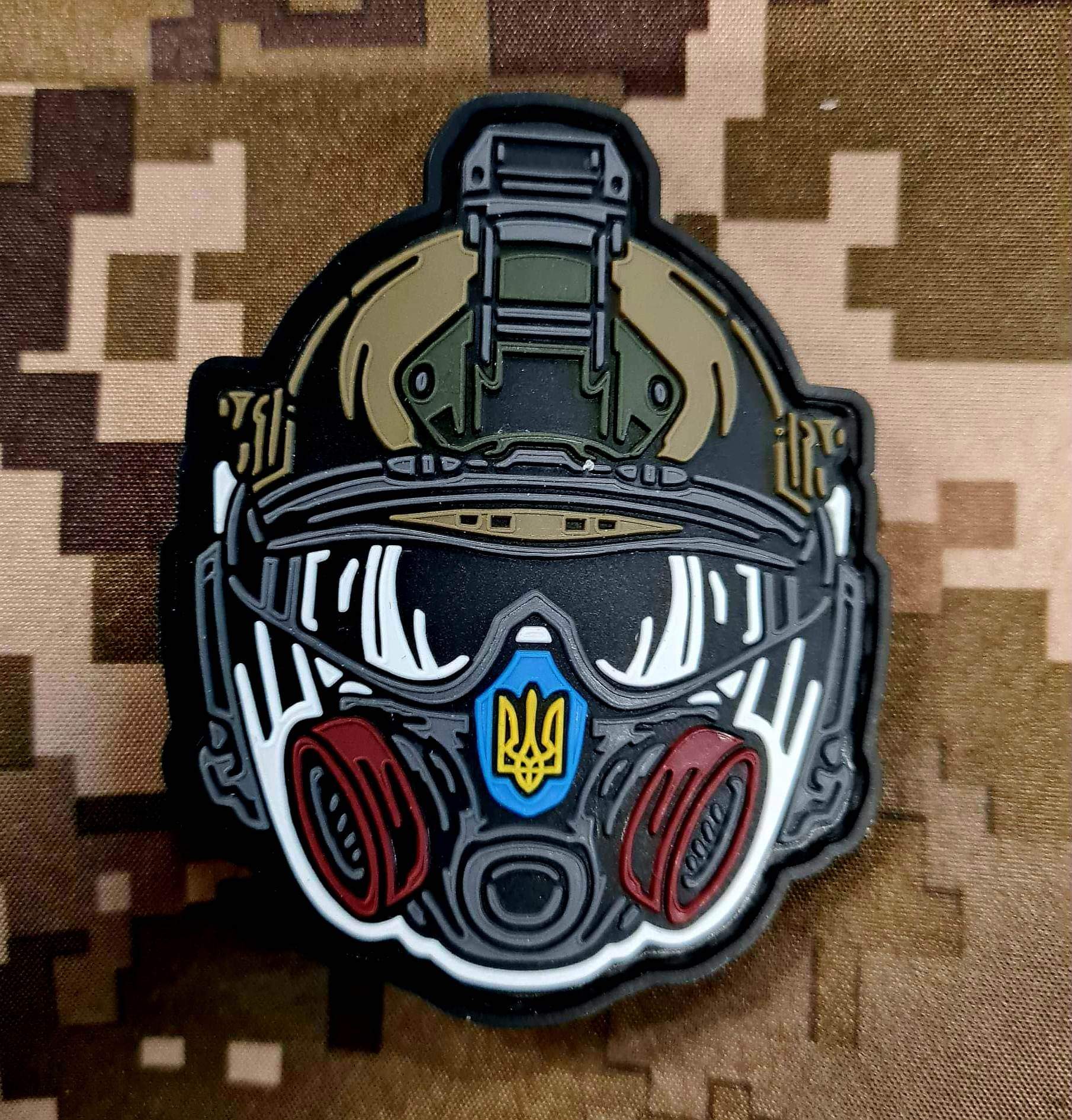 резиновий шеврон рятувальник