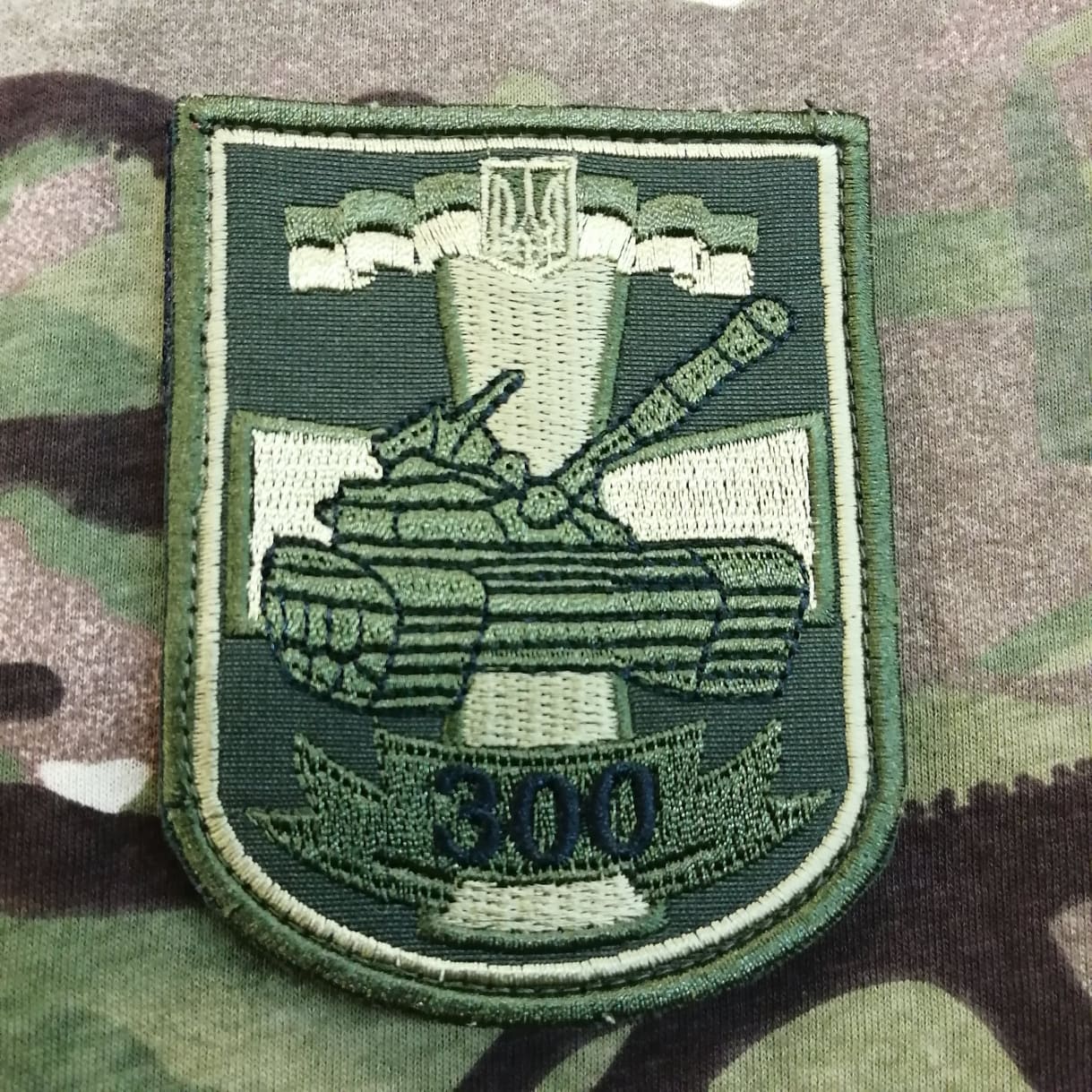 Шеврон 300-й навчальний танковий полк купити