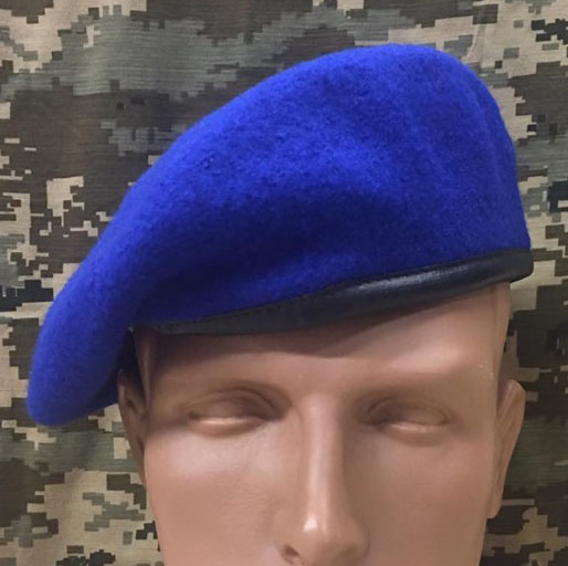 Бесшовный берет НГУ синий