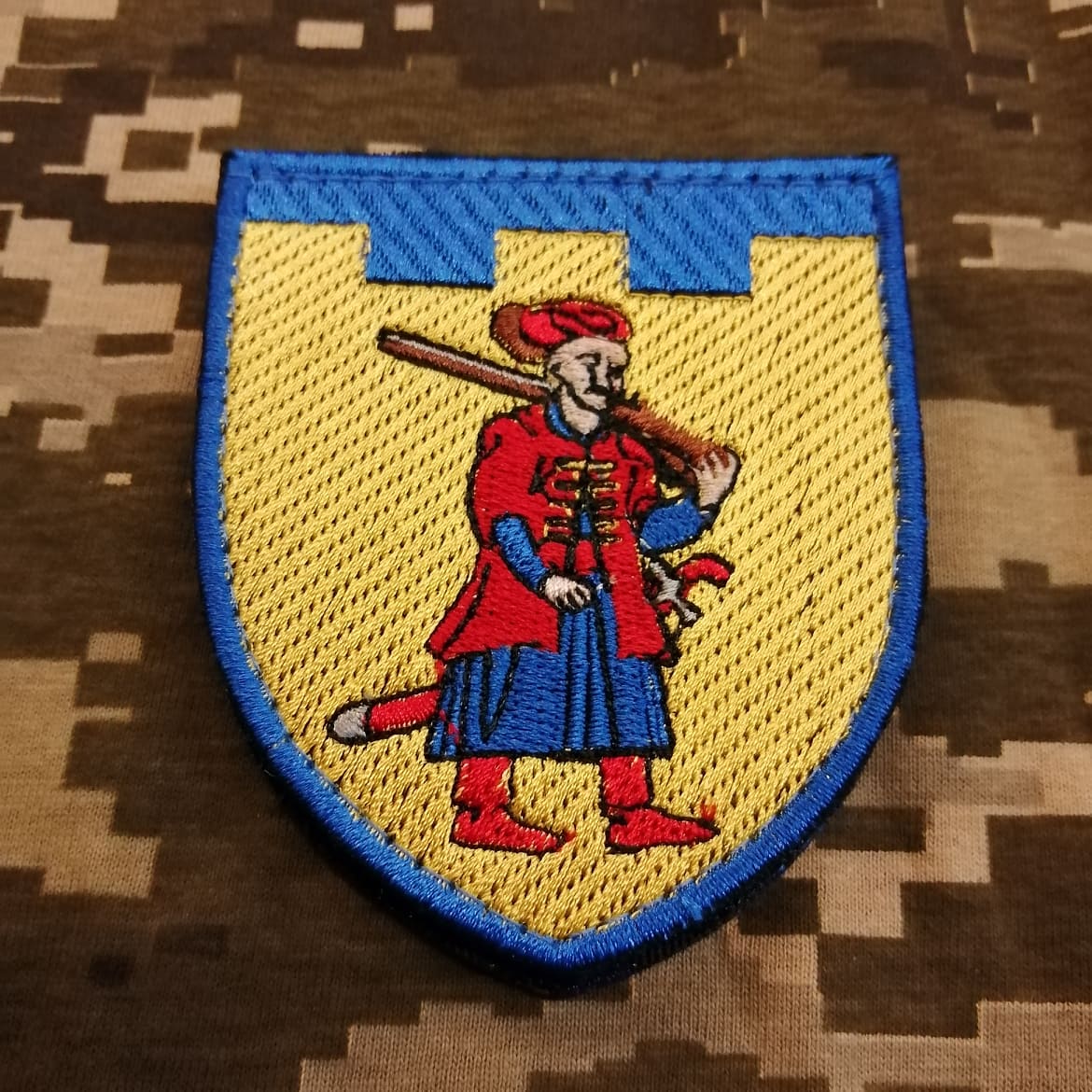 Нарукавний знак 110 окрема бригада ТрО Запорізька обл